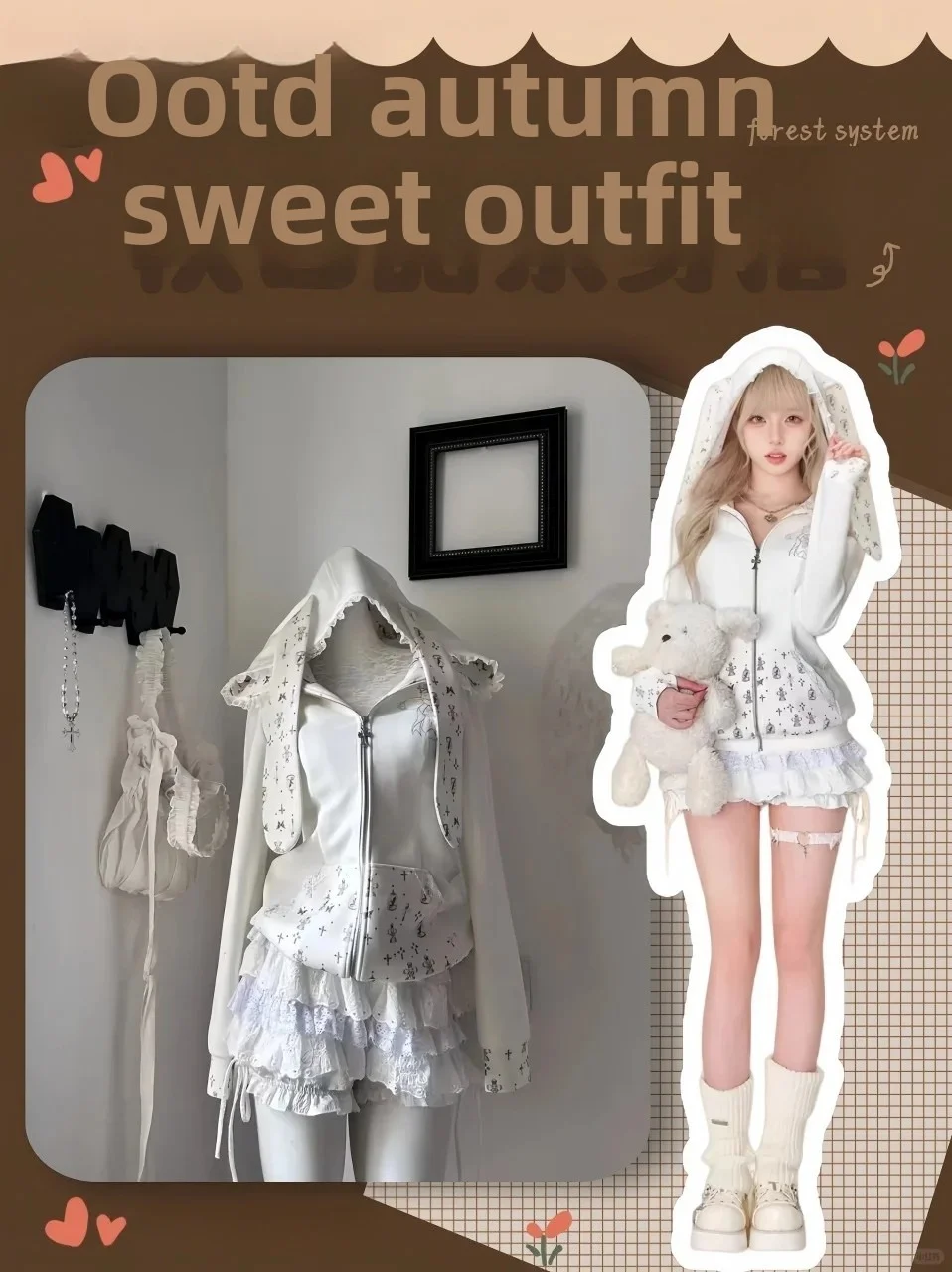 

Осень-зима Y2k, элегантный женский костюм японской Лолиты, кавайный цветочный принт, дизайн, униформа, комплект для вечеринки, женская корейская укороченная одежда