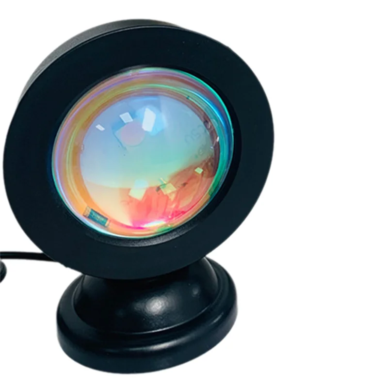 

A20F-Sunset Light Projector Home Decor Nightlight Portable Mood Light Bedroom Living Room Wall Photography Neon Lights