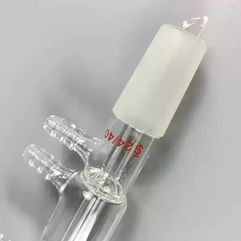 for NEW Distillation Head Short Path Condenser 24/40 Premium Glassware Lab Kit Efficient Cooling High Purity Separation