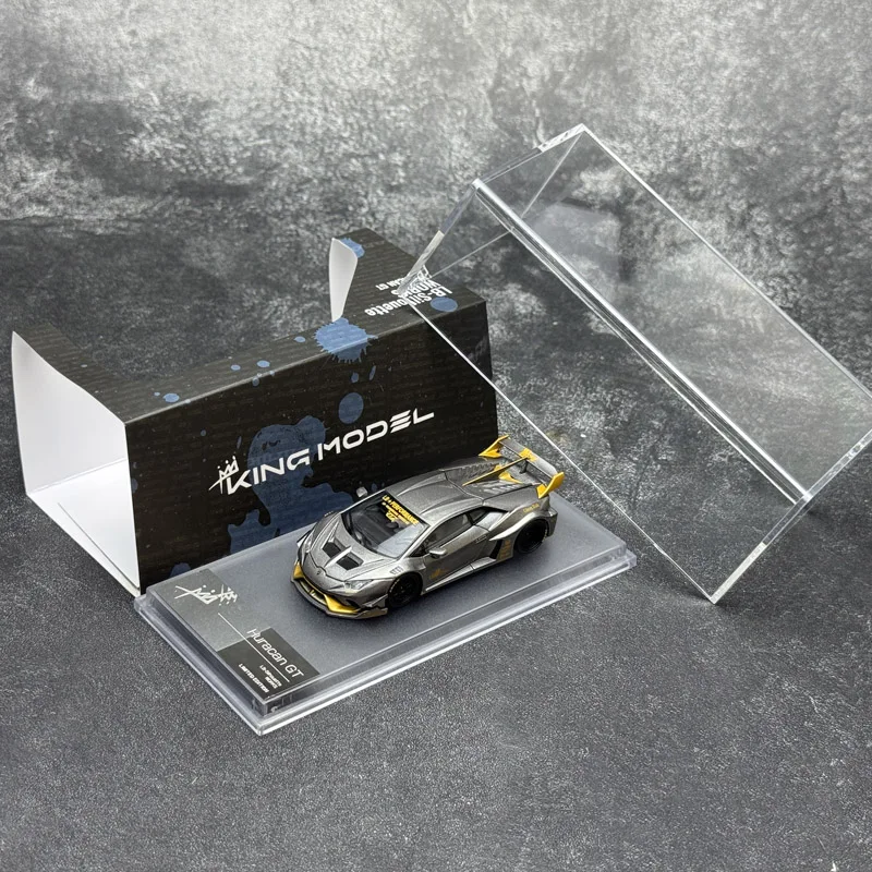 KING MODEL 1:64 Huracan GT LP610-4 Alloy Car Diecasts & Toy Vehicles Car Model Miniature Scale Model Car For Children