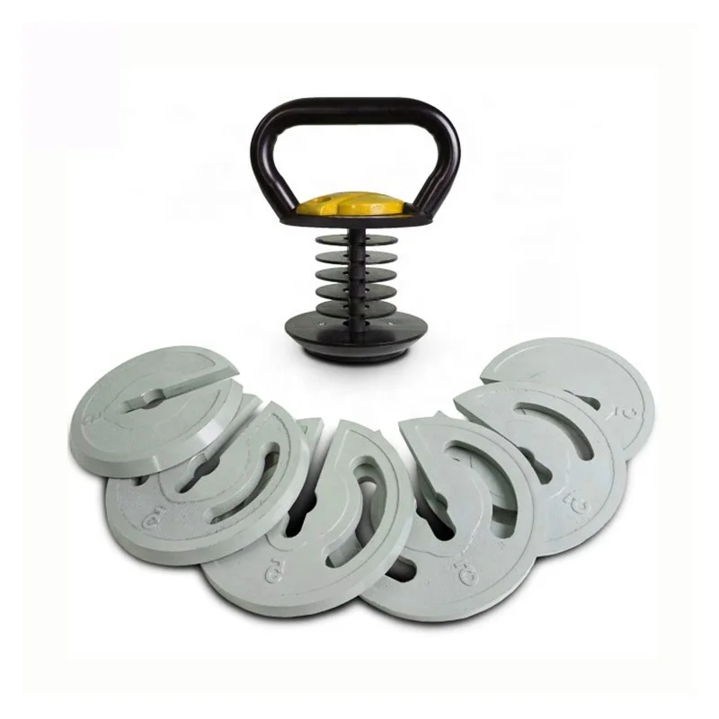 Mężczyźni kobiety dom sprzęt do fitnessu 20lb 40lb Kettlebell regulowany własne Logo Kettlebell