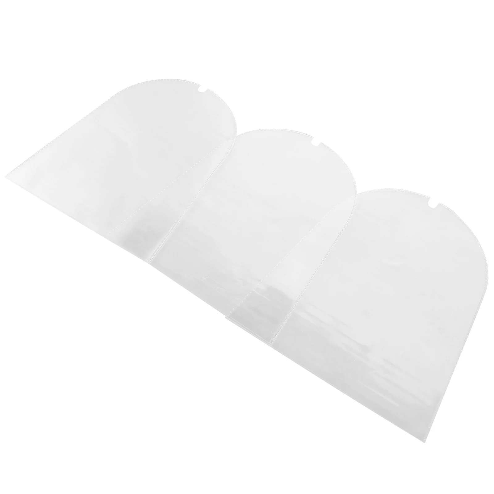 

3 pcs PVC Transparent Protective Covers Waterproof Dustproof Rainproof Coating Rain Cover for Baby Mini