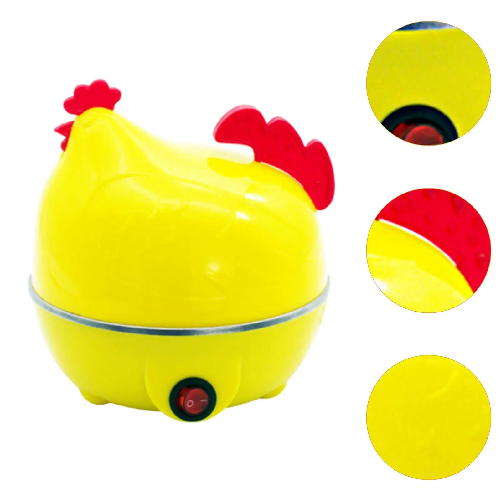 หม้อหุงไข่มัลติฟังก์ชั่นนึ่งหรือต้ม 7 ไข่ความจุ Gadgets Egg Steamer สําหรับเครื่องมือห้องครัวสํานักงาน Dining Cook อาหารเช้า