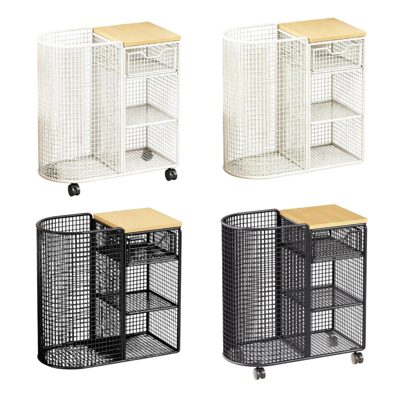 Yoga Mat Storage Rack Durable Iron Storage Cart for Home Gym Accessories Mats Bands Jump Ropes