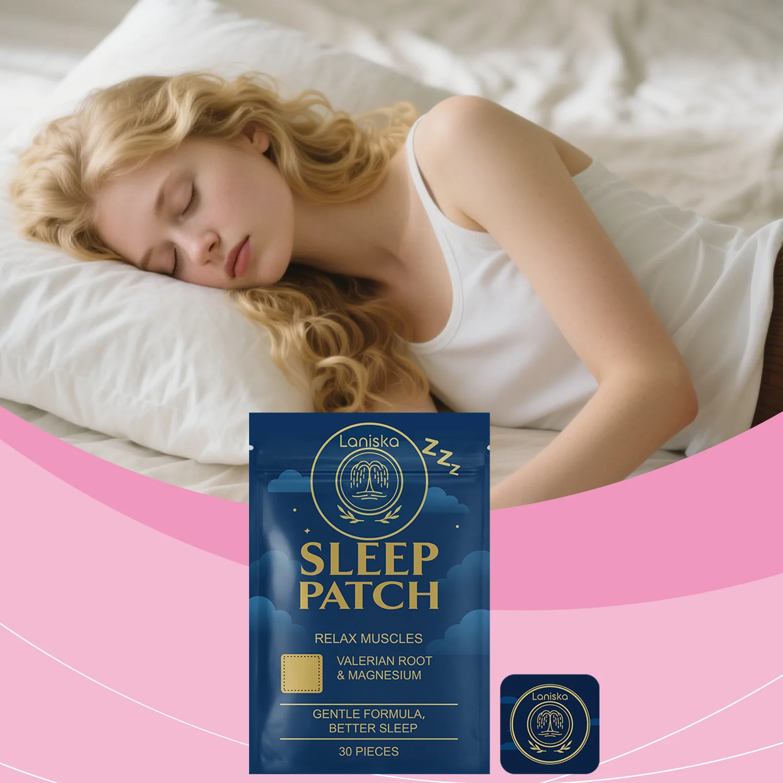 Sleep Patches Natural Sleeping Plant Extracts Gentle Formula Breathable Anti insomn Nighttime patches Better Sleep for Insomnia