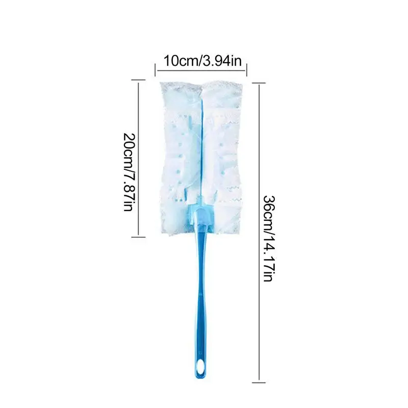 Home Cleaning Duster Durable Anti Dusting Brush With Hanging Hook Handheld Disposable Electrostatic Cleaner For Home Office