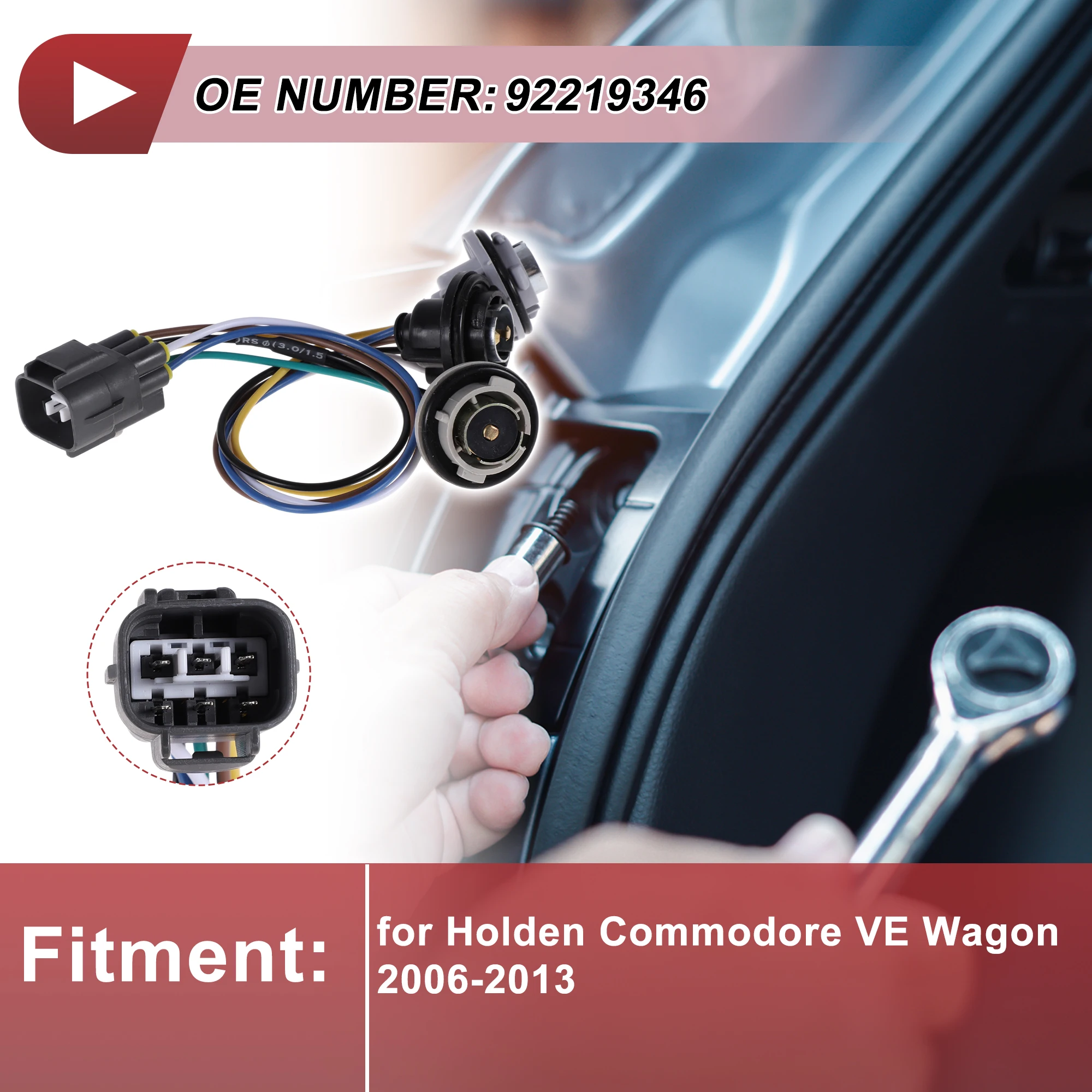 

X Autohaux проводка заднего фонаря для Holden Commodore VE Wagon No 92219346 Косичка лампы