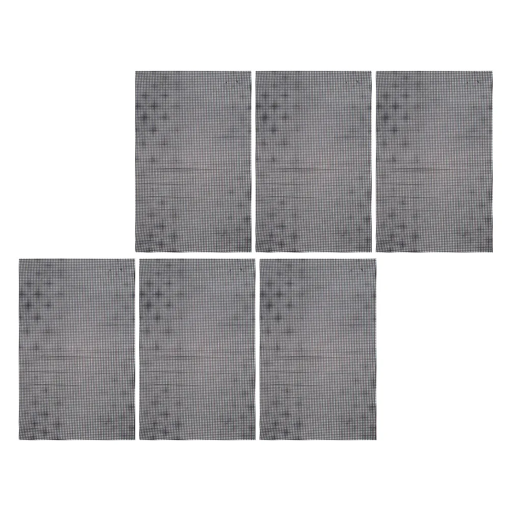 

6Pcs Plastic Mesh Sheets Rectangular DIY Embroidery Plastic Sewing Sheets Handmade Beaded Material for Cross Stitch Quilting