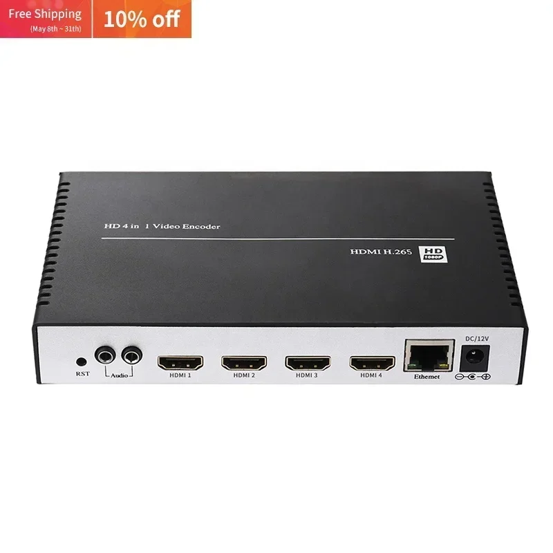 

Дешевый продаваемый 4-канальный кодировщик HDMI через IP-видеоплеер