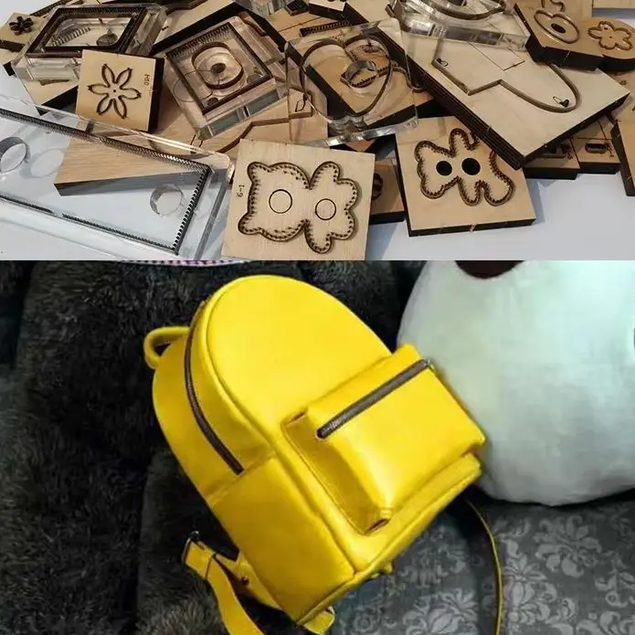 Steel Blade Wooden Cutting Die B56 Mini Backpack Mold DIY Handmade Leather Craft Cutting Tool