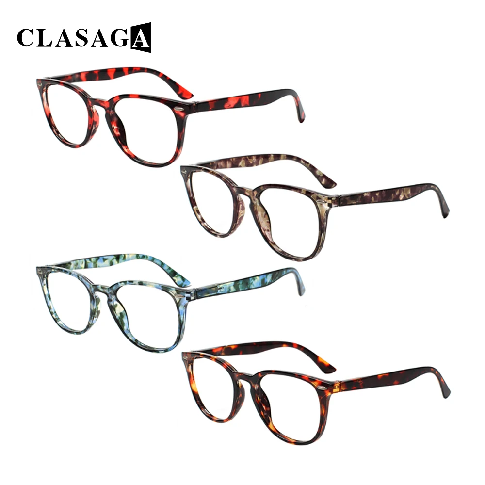 CLASAGA Reading Glasses Women Men Ultralight Prescription Glasses HD Lenses Presbyopia Eyewear Diopters 0 To +6.0