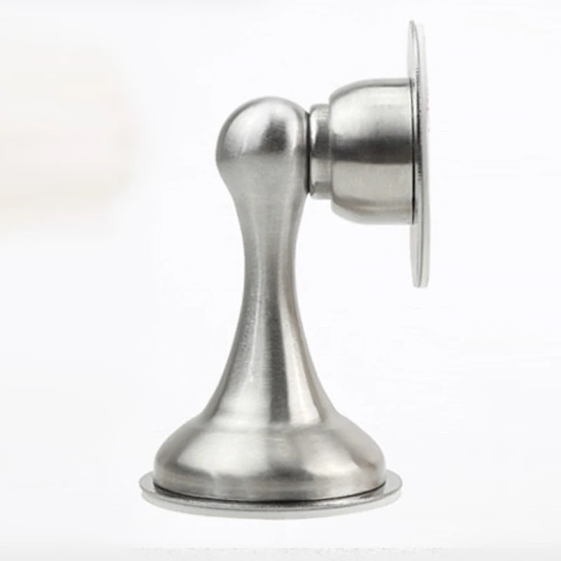 

Магнитная дверная наклейка из нержавеющей стали, скрытый держатель для туалетного стекла, без гвоздей, дверная фурнитура