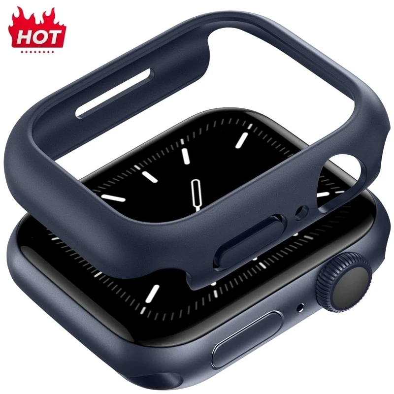 

Case for Apple Watch 45mm 41mm 40mm 44mm 42mm 46mm Protective Cover Matte Hard PC Bumper Frame No Glass iWatch 10 SE 9 8 7 6 5 4