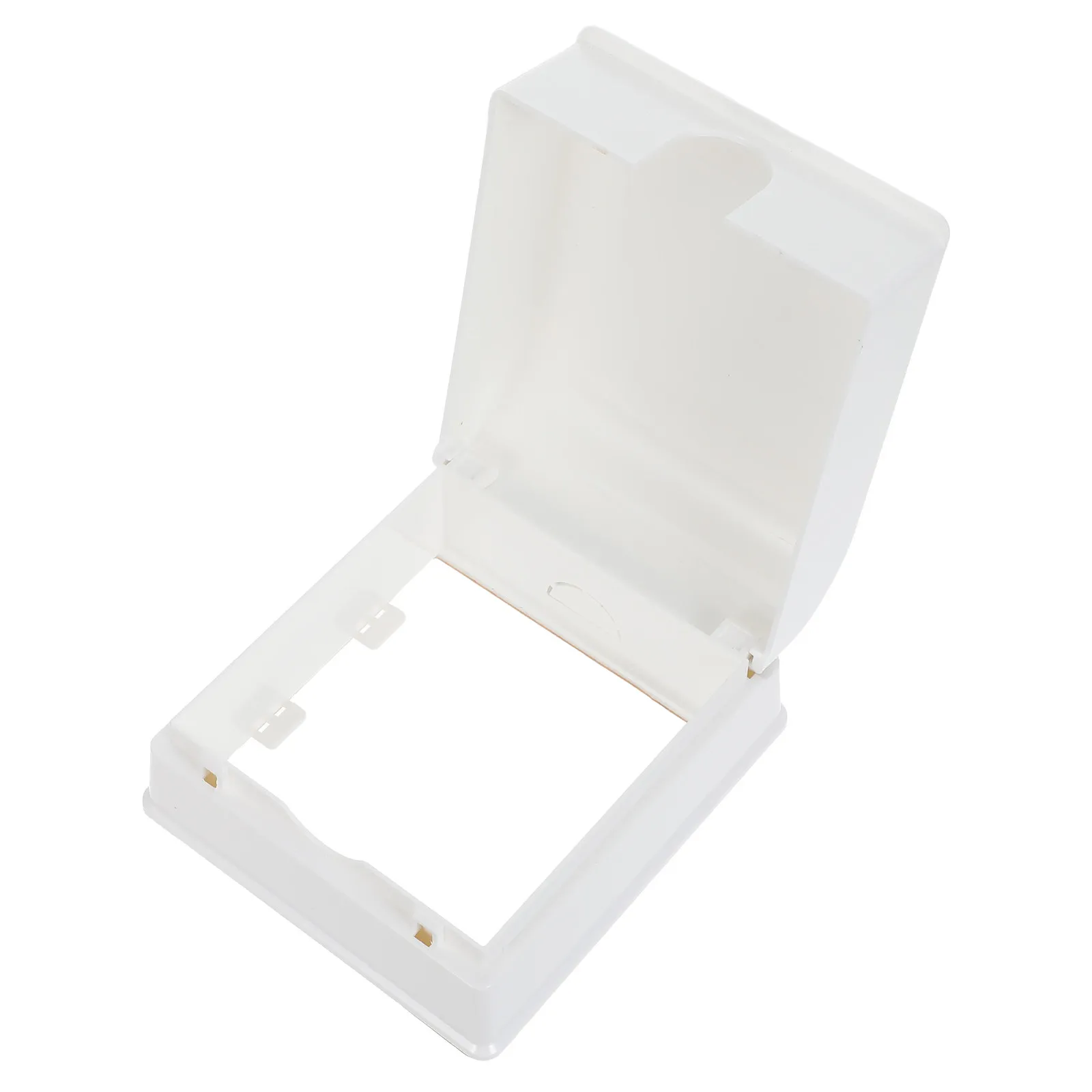 Waterproof Socket Cover Horizontal Transparent Wall Guard for Bathrooms Kitchens Easy Install Adhesive Outlet Protector