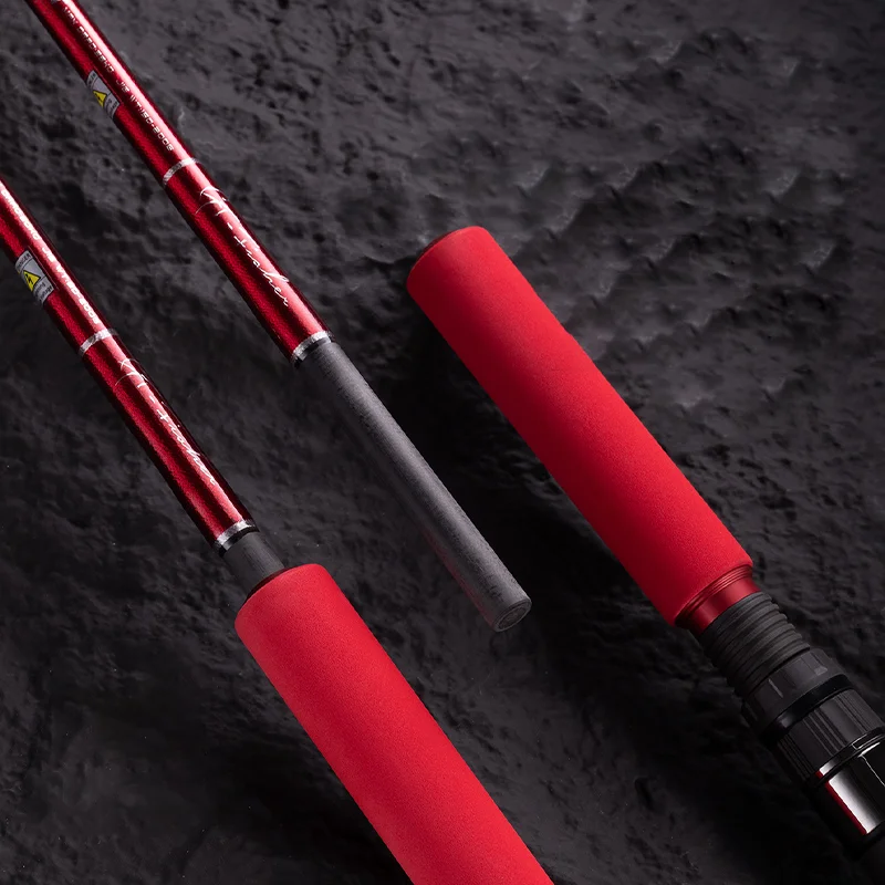 GTfisher 1.5 Section High Carbon SIC Guides Full-Speed Jigging Plate Rod Freshwater Casting Expedition Fishing Rod