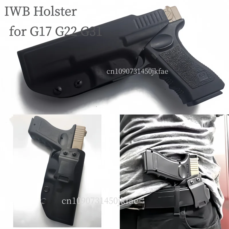 

Tactical Holster Concealed Carry Inside Waistband Kydex IWB Gun Holster for G17 G22 G31 Hunting Pistol Case Beltclip#2026 NEW