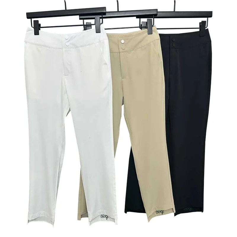 Golf Women's Clothing 2026 Spring/Summer New Product Outdoor Breathable Sports Pants Comfortable, Versatile, Fashionable Capris