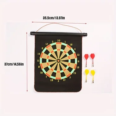 Magnetic darts Double-sided dartboard Magnetic target Thick Two sizes available With 4/6 darts