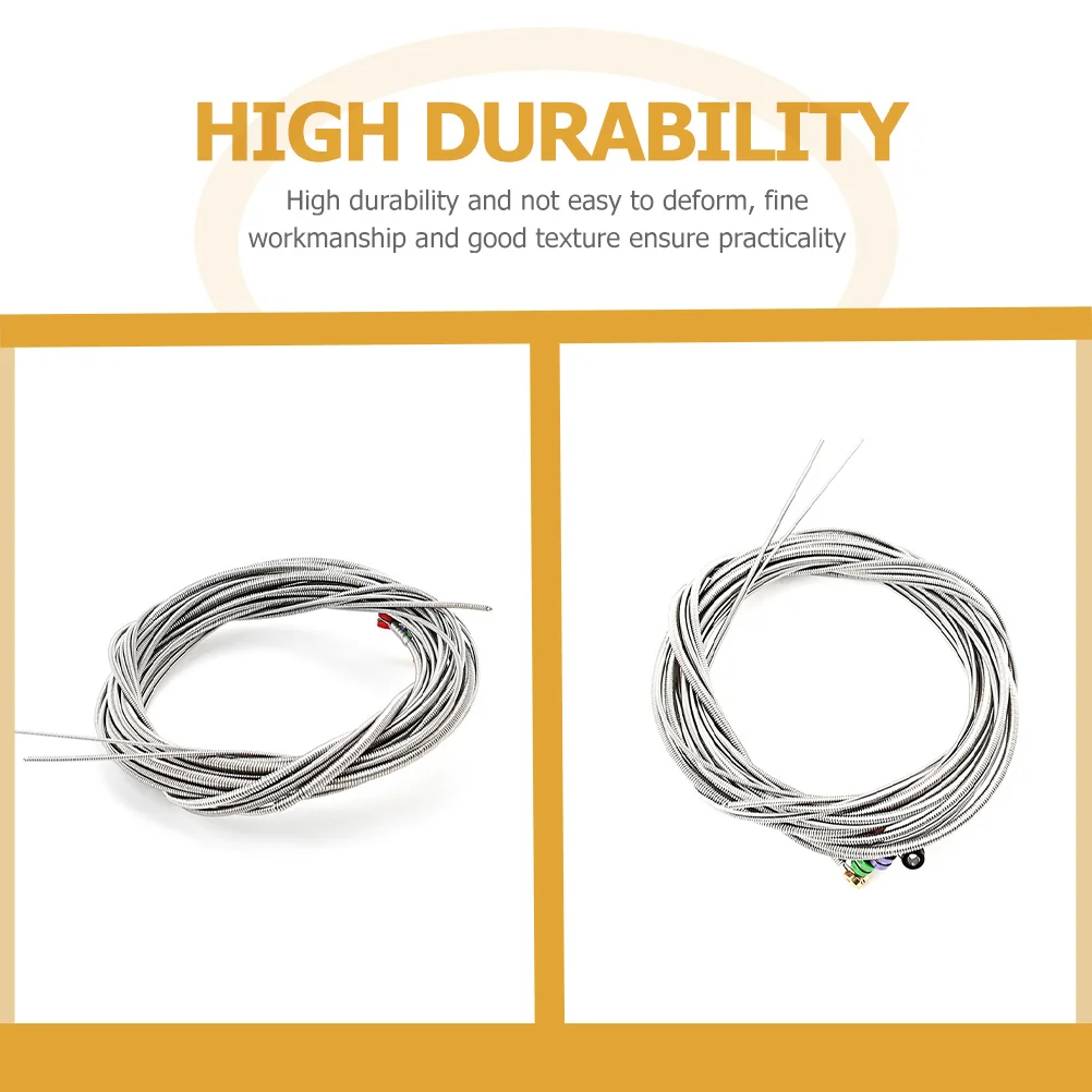 

1Set Bass Strings Stainless Steel Durable Metal String for Bass Excellent Performance Instrument Accessories Music Wire