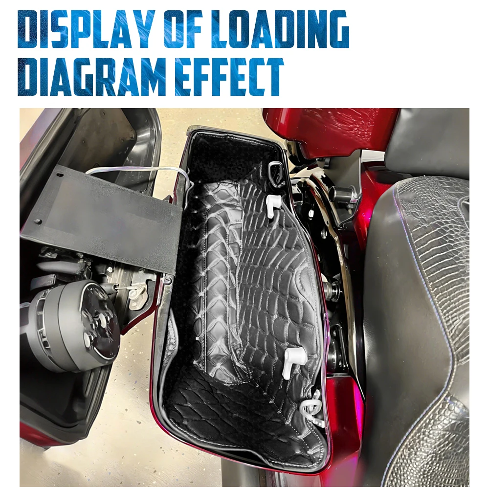 Motorcycle Saddlebag Liners Bags Rear Left Right Trunk Inner Bag For Harley Touring 24-Up Street Glide CVO 23 Road Glide CVO 23