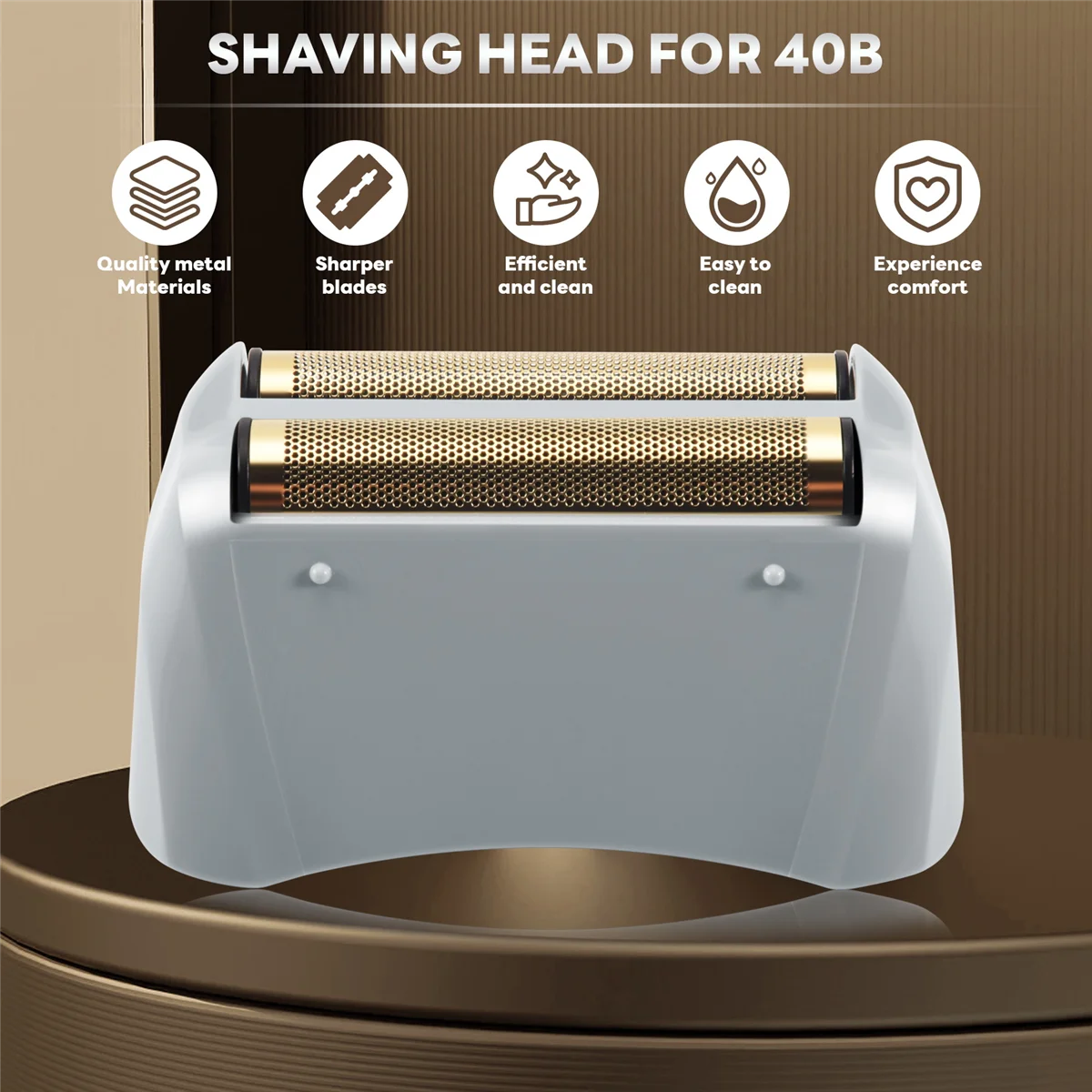 A69T2 Pack Pro Shaver Replacement Foil and Cutters for Andis 17150(TS-1) Shaver ProFoil Lithium Replacement