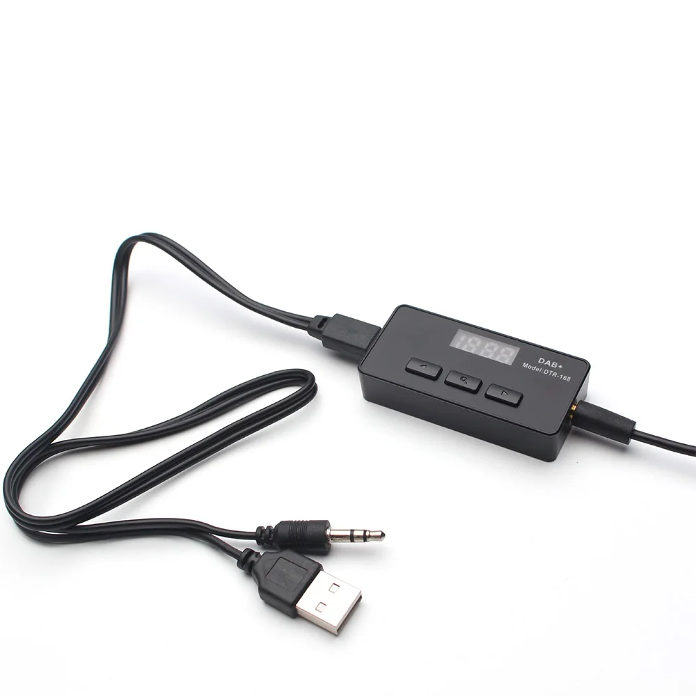 Antenne DAB + FM, sortie AUX avec adaptateur USB, autoradio européenne DAB Android, récepteur stéréo GPS pour accessoires universels de voiture