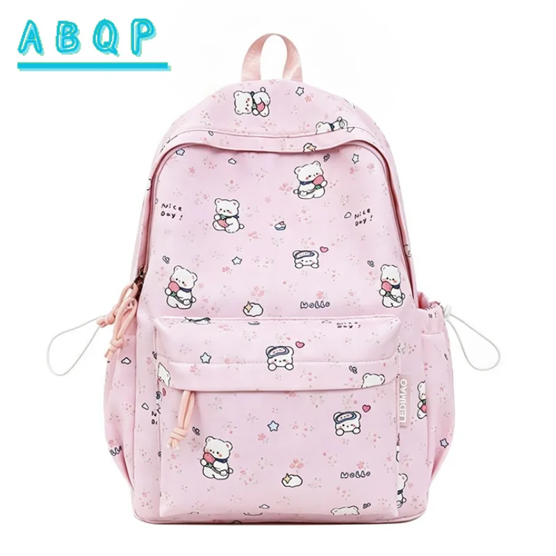 Cartoon Backpack Lightweight Cartoon Cute Backpack for Junior High School Students Large Capacity Lightweight Fashion Backpack