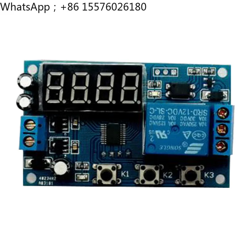 5/12 / 24V infinite cycle timing switch controller delay on and off power delay time relay