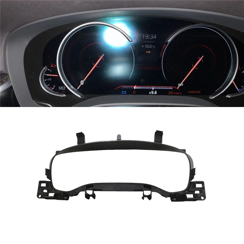 Car Instrument Frame Trim Panel 51459490718 for BMW 5 Series G38 525Li 530Li 2020-2022 Dash Cover Plate Housing Frame