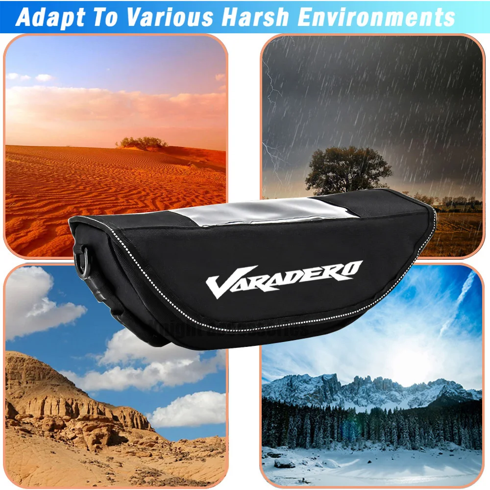 For Honda Varadero XL1000 VFR1200X VFR 1200 X NC700X  Motorcycle Handlebar Bag  Accessories Portable Waterproof Phone Bags