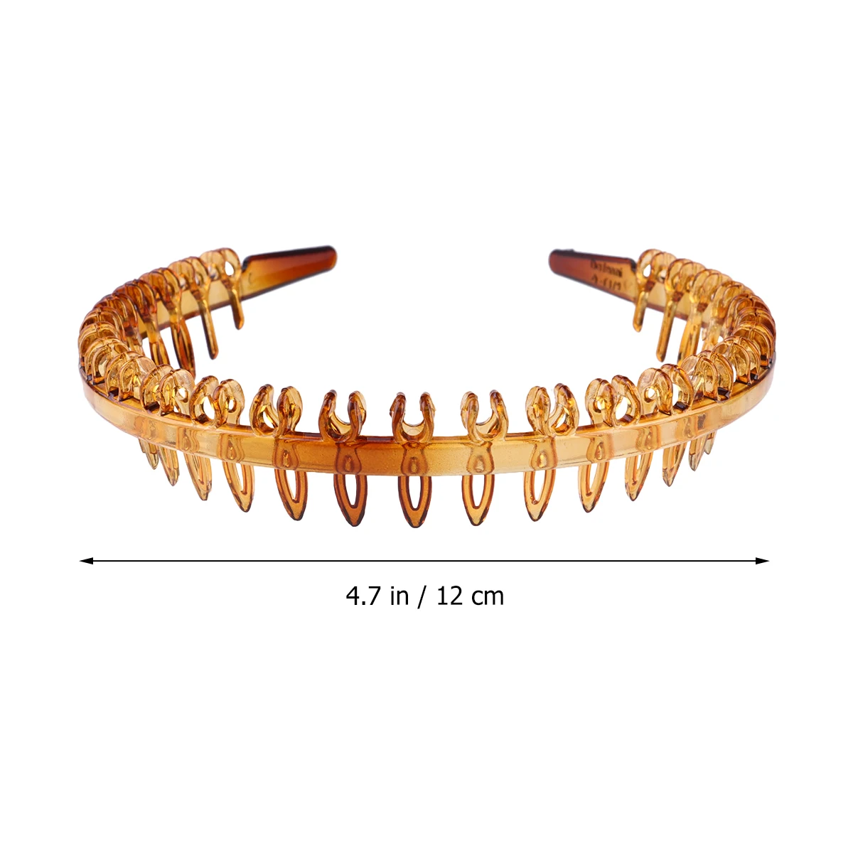 

4Pcs Simple Retro Design Anti-Slip Hair Bands Durable and Long Lasting Use for Women Daily Wear Black Branch Tawny Branch