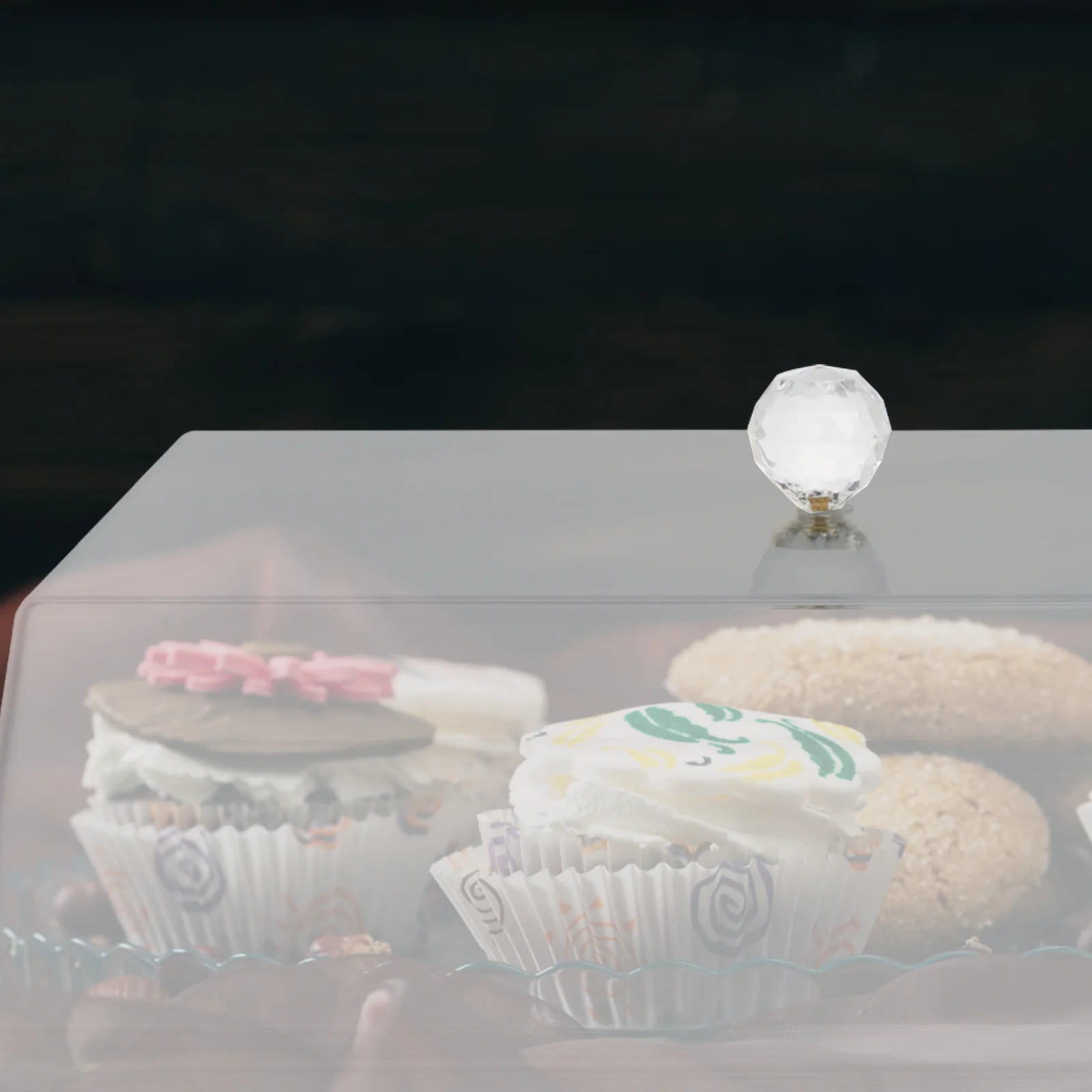 

1Pcs Clear Food Cover Rectangular Dustproof Insulating Cake Protector Cover for Kitchen Table Dessert Plate Fresh Keeping