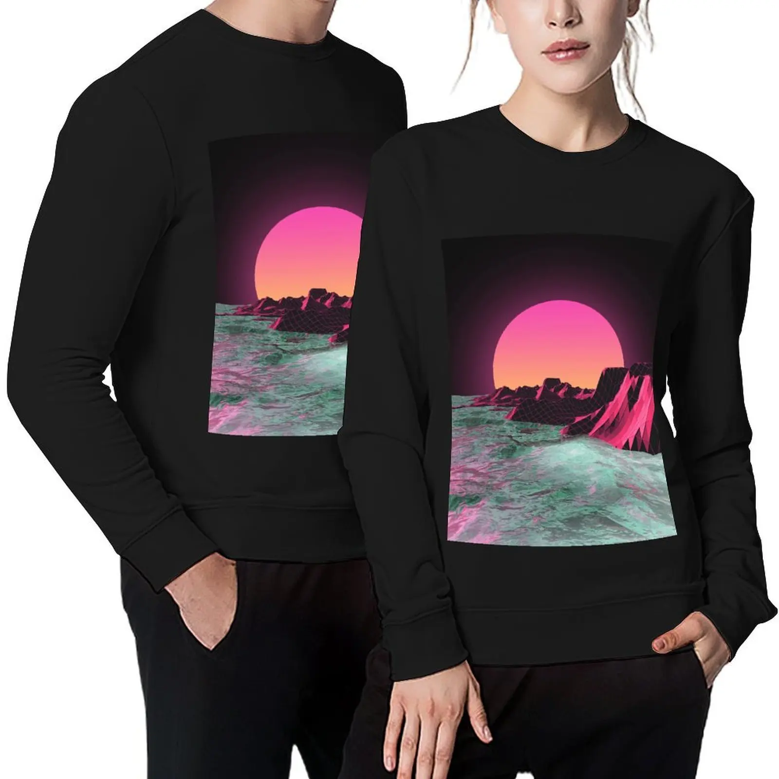 80's R I S E R Pullover blouse tracksuits men's winter sweater tracksuit men sweatshirts