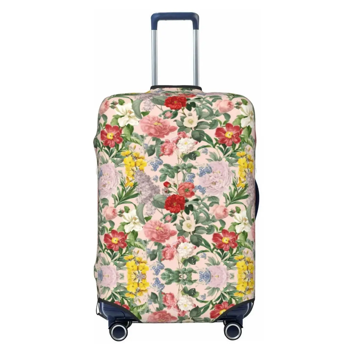 

Custom Colorful Floral Texture Luggage Cover Elastic Flower Pattern Travel Suitcase Protective Covers Suit For 18-32 inch