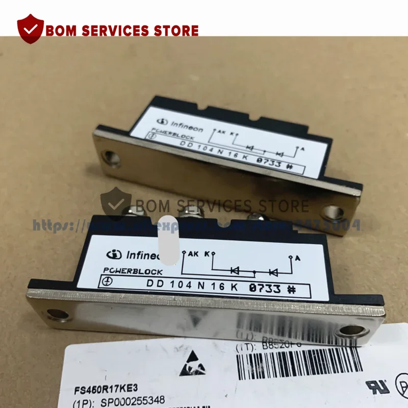 DD104N16K DD104N14K DD104N12K DD104N18K DD89N12K DD89N14K DD89N16K 100% شحن مجاني جديد الأصلي IGBT وحدة