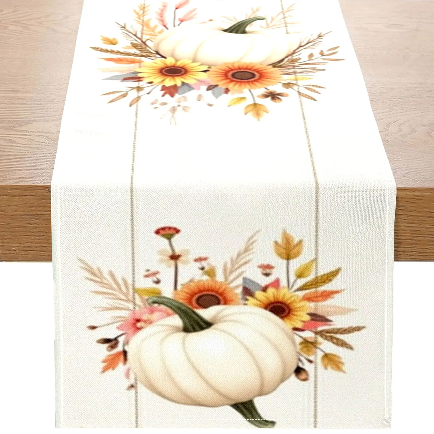 

1 Piece of Summer Ocean-Themed Table Runner, Featuring Waves, Shells, and Starfish as Main Motifs, Suitable for Beach Parties, Summer Home Decoration, and Other Occasions