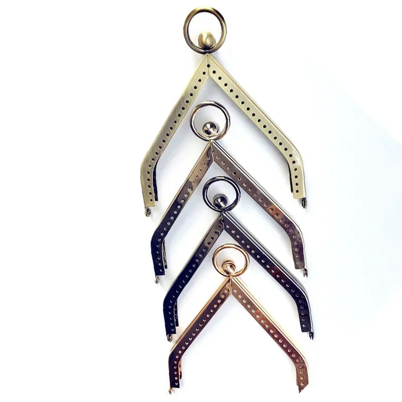 1PC 11cm Metal Purse Frame Bag Handle Kiss Clasp Sewing Brackets Handbag Handles DIY Handmade Hardware Accessories