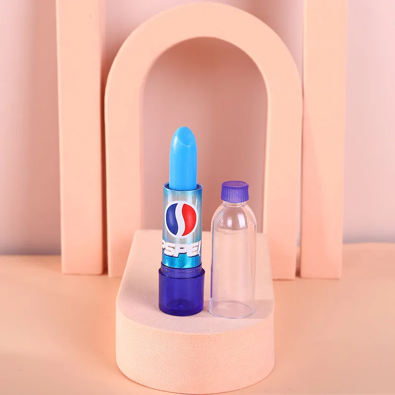 24Pcs Cute Drink Bottle Lip Balm Soda Flavored Color Changing Moisturizing Lipstick Lip Balm Kids Lips Care Party Birthday Gifts