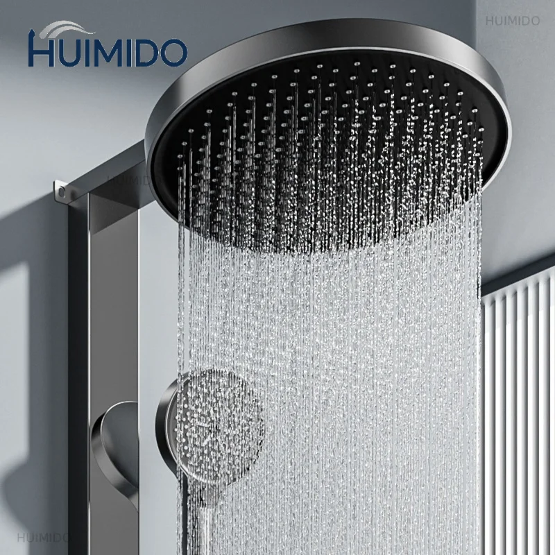 Intelligent Constant Temperature Shower Trim System Multifunctional Digital Display Shower Head Durable Bathroom Fixture