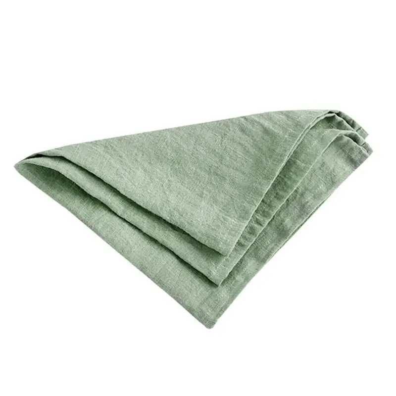 E8BD Handmade Cloth Napkins Versatile Square Napkins Square Dining Cloth Linen Material Perfect for Dinner Parties and More