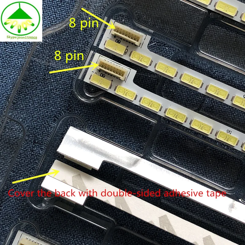 New 60LED 525mm LED strip for LG 42LS5600 42LS560T 42LS570S 42LS575S T420HVN01.0 Innotek 42Inch 7030PKG 60ea 74.42T23.001-2-DS1