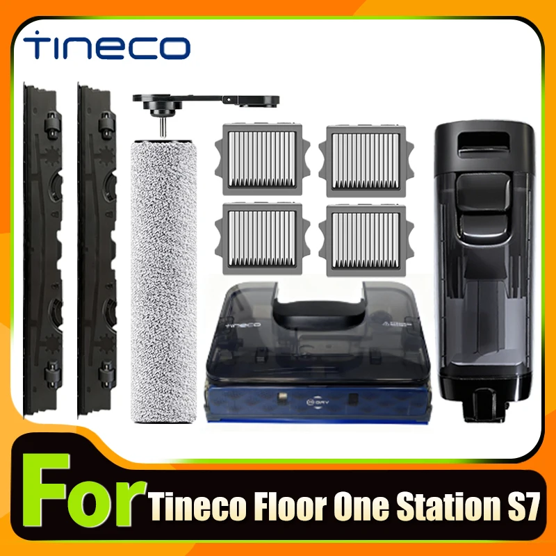 Accessories For Tineco Floor One Station S7 Auto StreakFree Wet Dry Vacuum Cleaner Brush Roller and Heap Filter Water Tank Parts