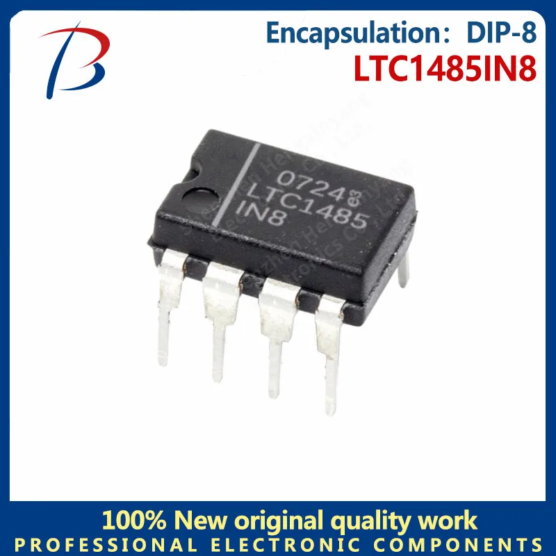Transceptor do receptor DIP-8 do pacote da microplaqueta 1PCS LTC1485IN8 em linha