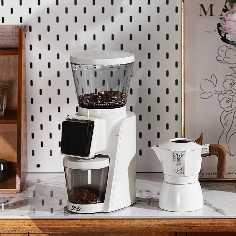 Электрическая кофемолка для кофейных зерен с регулируемой грубостью, полностью автоматическая кофемолка для кофейных зерен, домашняя кофемолка для кофейных зерен