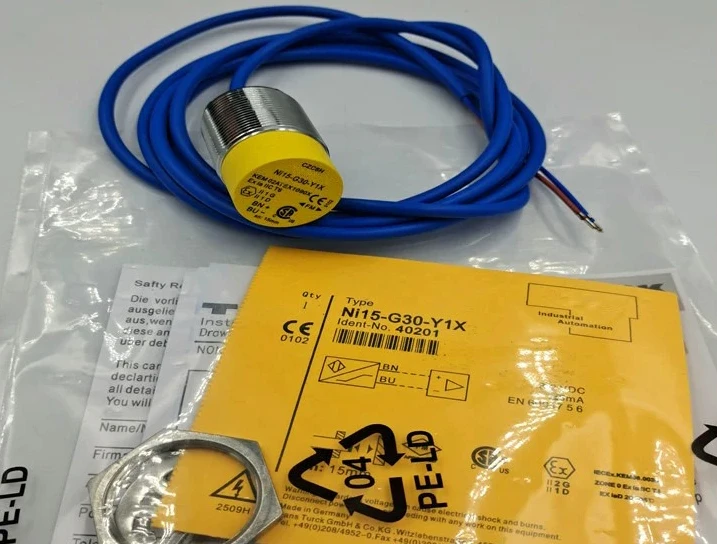 Inductive proximity switch NI15-G30-Y1X explosion-proof 8.2VDC normally closed metal induction sensor