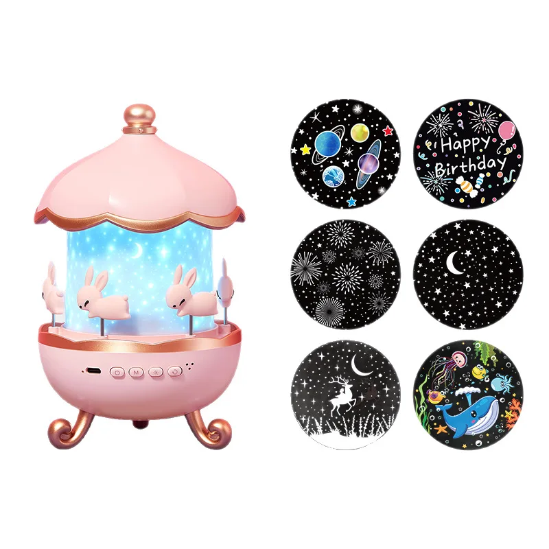 

Starry Sky Projector Lamp Creative Gift Children's Birthday Gift Atmosphere Night Light Valentine's Day Gift Decorative Lamps