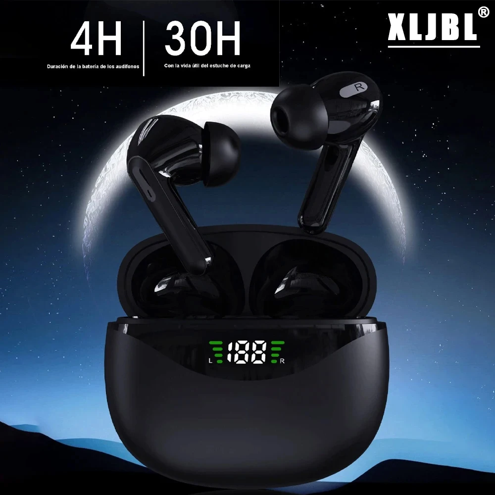 Original XLJBL Buds 4 Pro Wireless Earphone Bluetooth Headphone Sport Waterproof Air Mini Pods Headset Noise Cancelling Earbuds