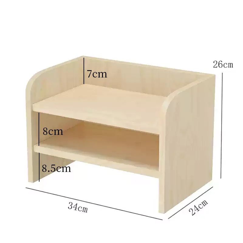 Modern Office Desk Organizer Multilayer Document Holder Bookshelf Storage Rack Workspace Paper Tray Station
