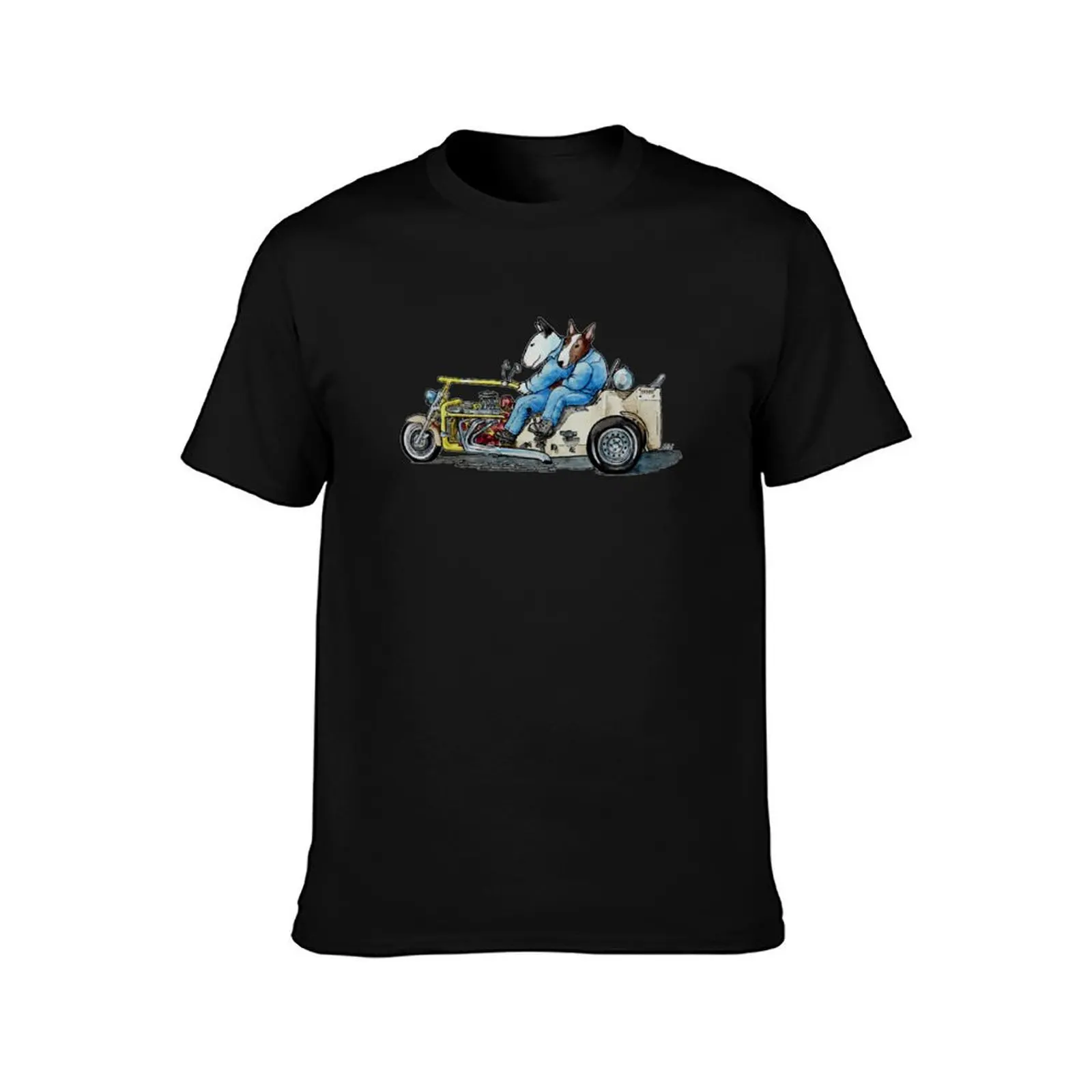 Bull Terrier Bikers T-Shirt man t shirt graphic T-Shirt