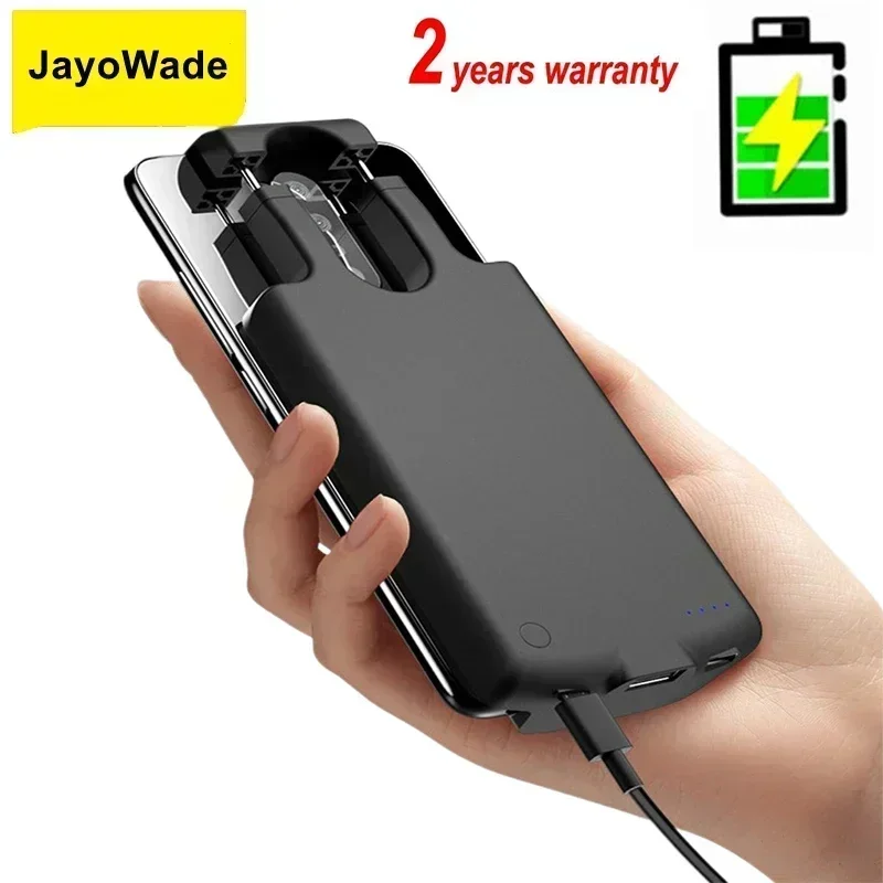 Uniwersalny power bank 10000mAh do iPhone 17 16 15 Pro Max Samsung Huawei Xiaomi Redmi Oneplus Oppo, etui z funkcją ładowarki.